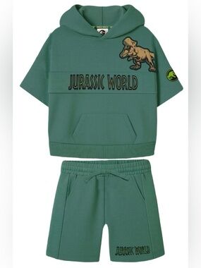 Jurassic World Toddler Boy Textured Knit Short Set